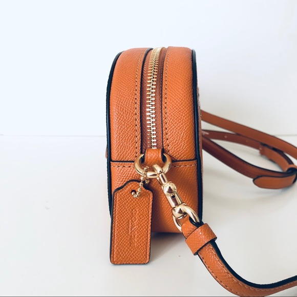 SOLD Coach Mini Serena Crossbody Orange Purse - Picture 4 of 10